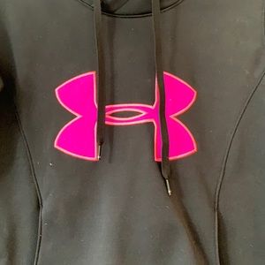 Under Armour Cold Gear Semi-Fitted Pink & Purple Hoodie